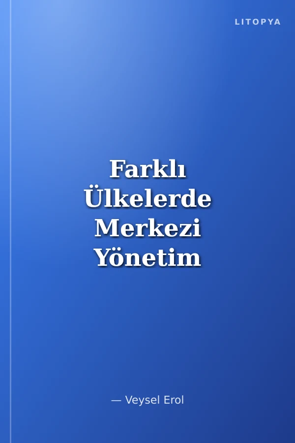Farklı Ülkelerde Merkezi Yönetim Yerel Yönetim İlişkisi
