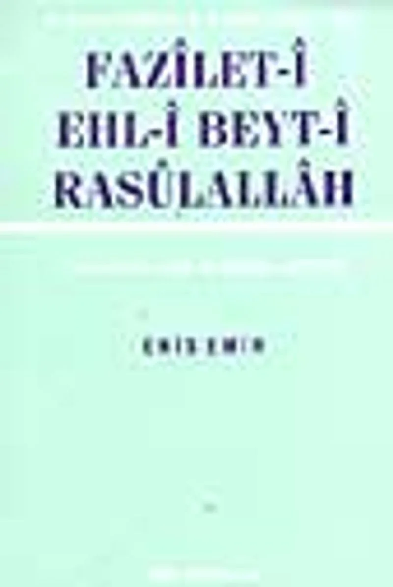 Fazileti Ehli Beyti Rasulallah