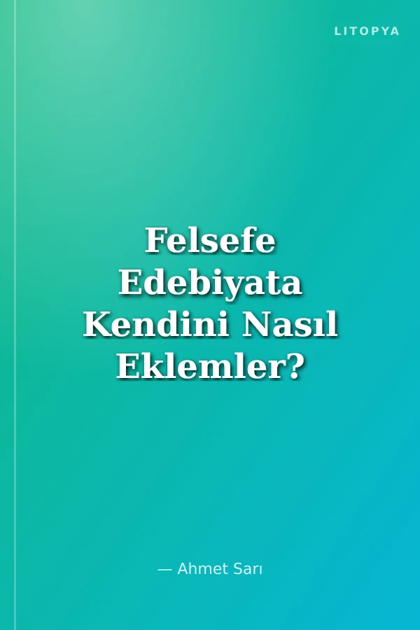 Felsefe Edebiyata Kendini Nasıl Eklemler? Bernhard'daki Wittgenstein ya da Thomas Bernhard'ın Eserlerinde Wittgenstein İzleği