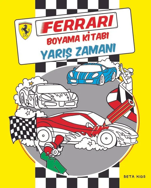 Ferrari Boyama Kitabı: Yarış Zamanı