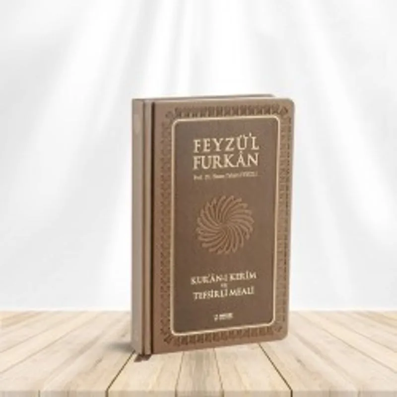 Feyzü'l Furkan Açıklamalı Kur'an-ı Kerim Meali / Orta Boy-Metinsiz-İnce Şamuha