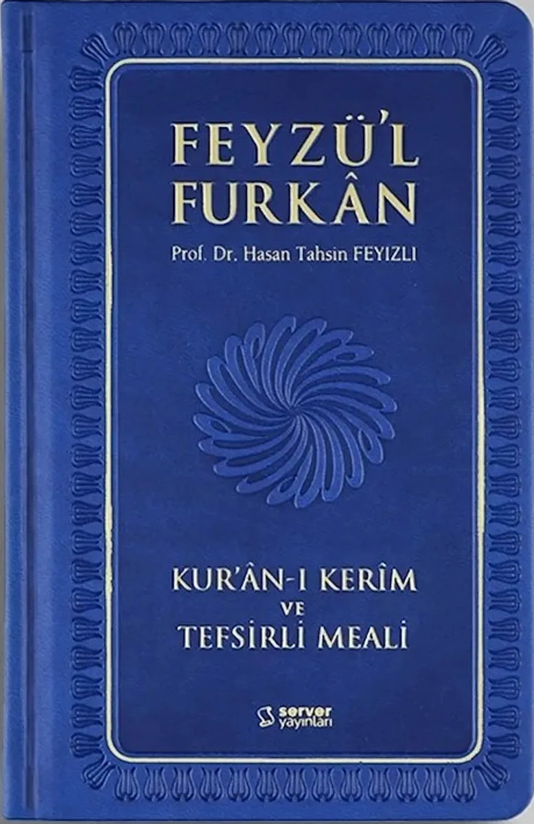Feyzü'l Furkan Kur'an-ı Kerim ve Tefsirli Meali (Sempatik Cep Boy - Ciltli) Lacivert
