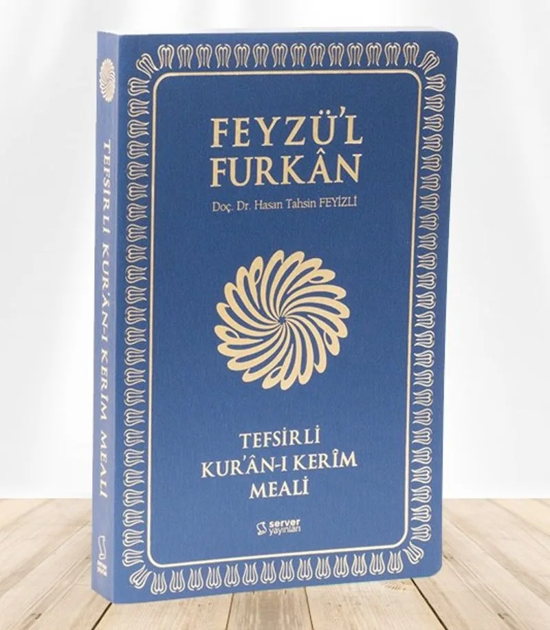 Feyzü'l Furkan Tefsirli Kur'an-ı Kerim Meali (Orta Boy - İnce Cilt) Lacivert