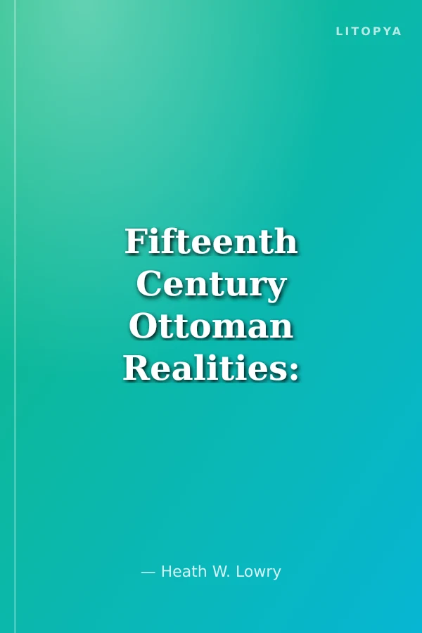 Fifteenth Century Ottoman Realities: Christian Peasant Life on the Aegean Island of Limno (ciltli)