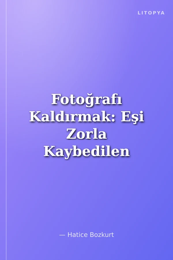 Fotoğrafı Kaldırmak: Eşi Zorla Kaybedilen Kadınların Deneyimleri