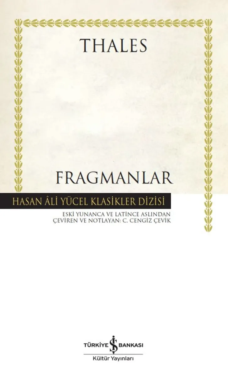 Fragmanlar (Thales) (Ciltli)