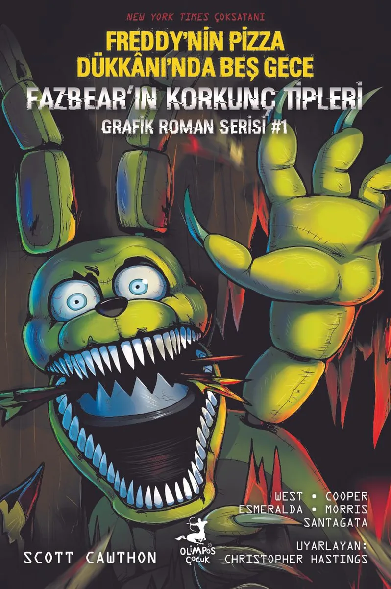 Freddy'nin Pizza Dükkanı'nda Beş Gece: Fazbear'ın Korkunç Tipleri Grafik Roman Serisi #1