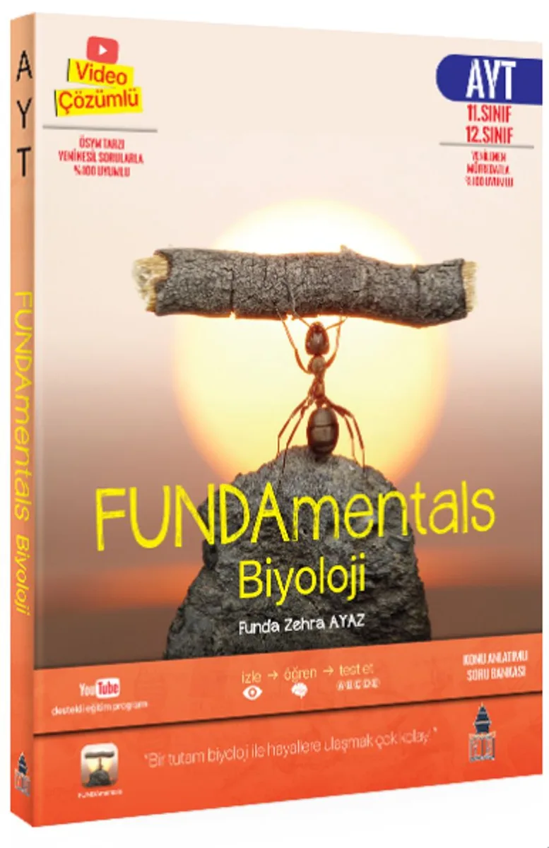 FUNDAmentals Biyoloji Konu Anlatımlı Soru Bankası