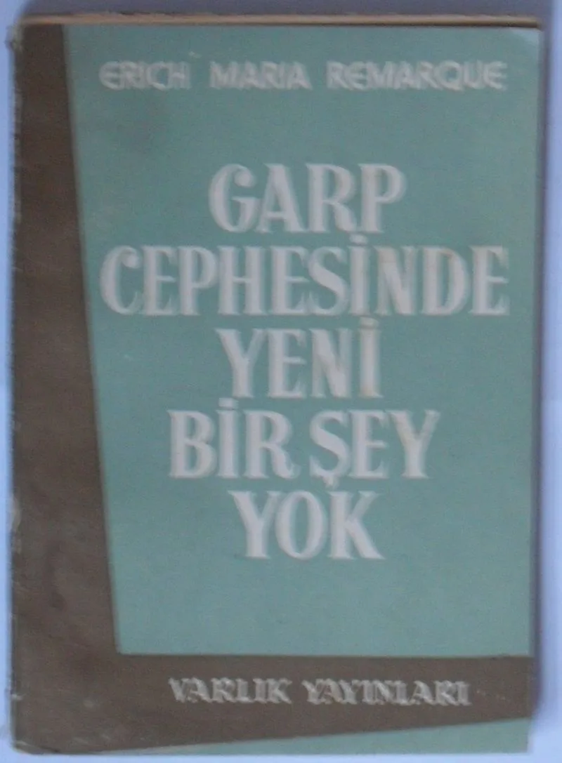 Garp Cephesinde Yeni Bir Şey yok (Kod:5-F-18)