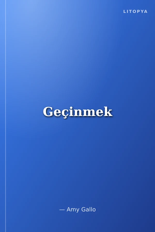 Geçinmek