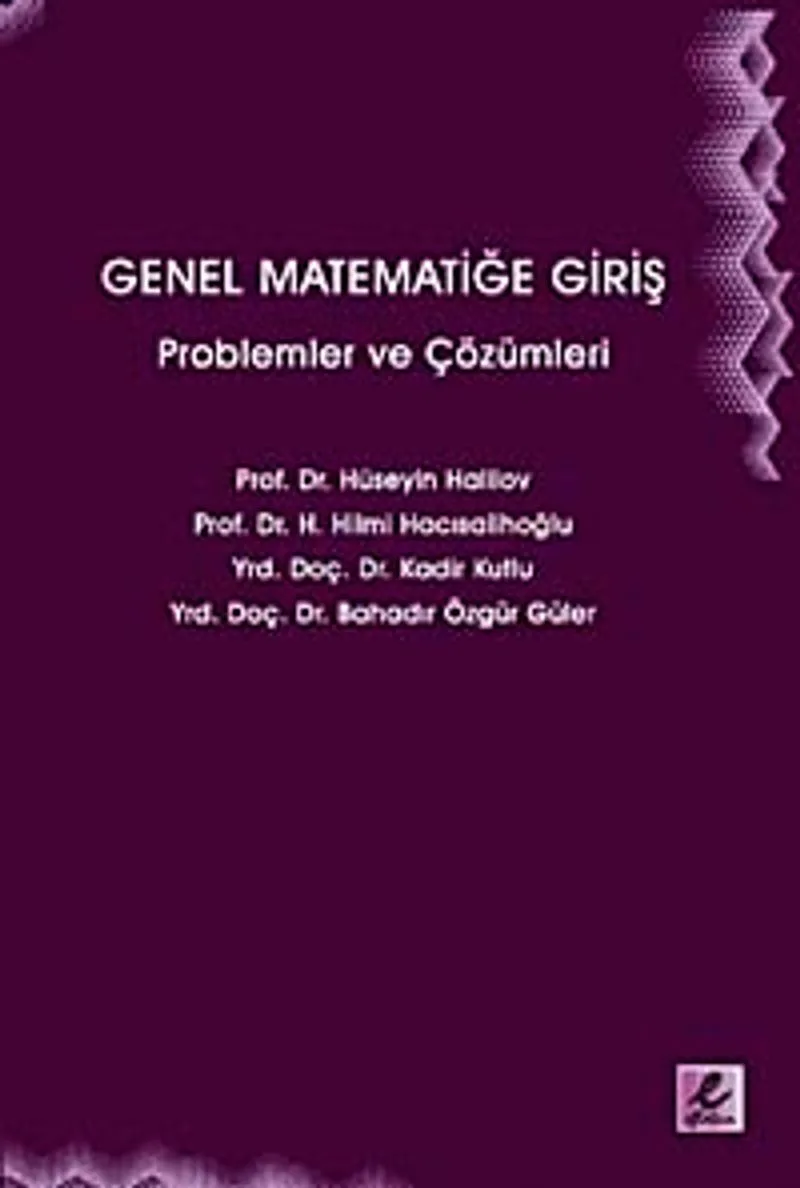 Genel Matematiğe Giriş Problemler ve Çözümleri