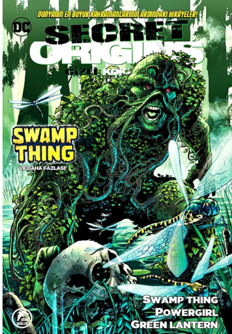 Gizli Kökenler #9 Swamp Thing, Power Girl, Green Lantern