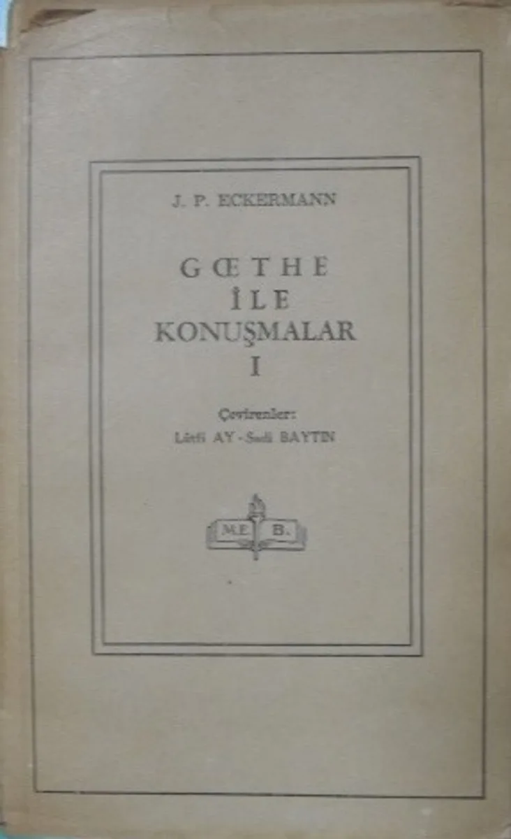 Goethe İle Konuşmalar / 11-Z-166
