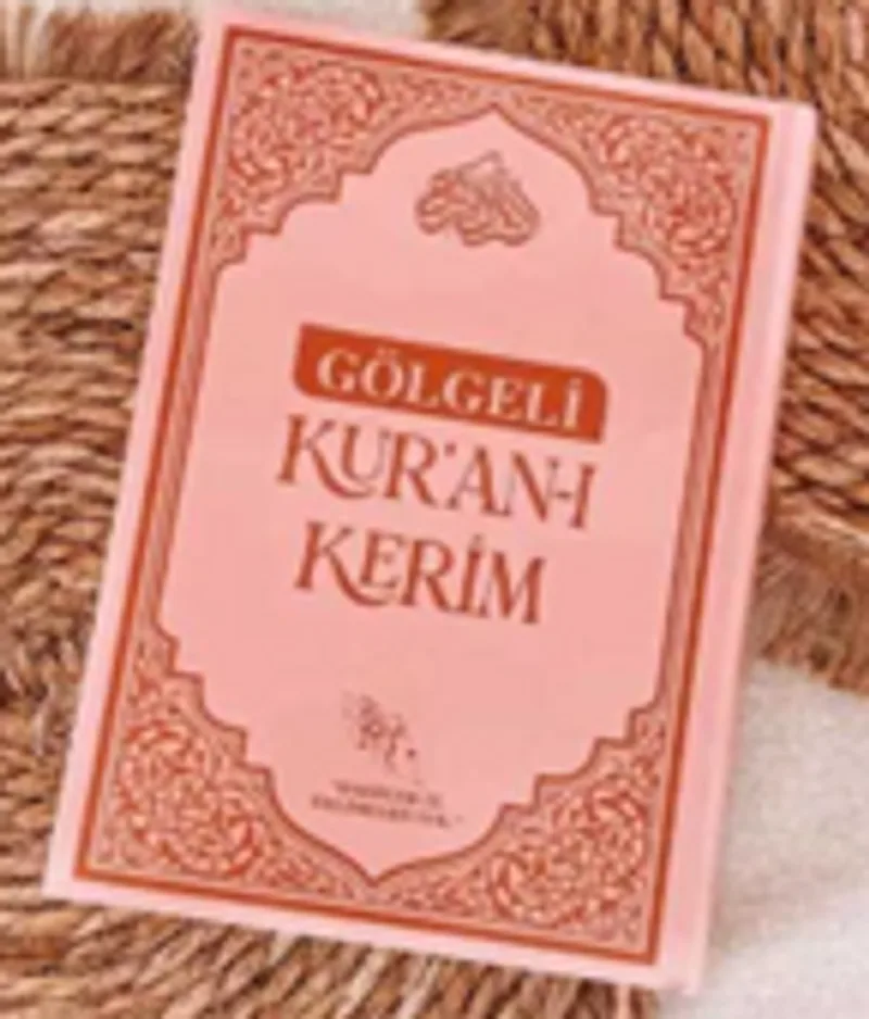 Gölgeli Kur'an-ı Kerim Pembe (Kalem Hediyeli) Kalemle Yazılabilen Bilgisayar Hatlı Yazı Mushafı