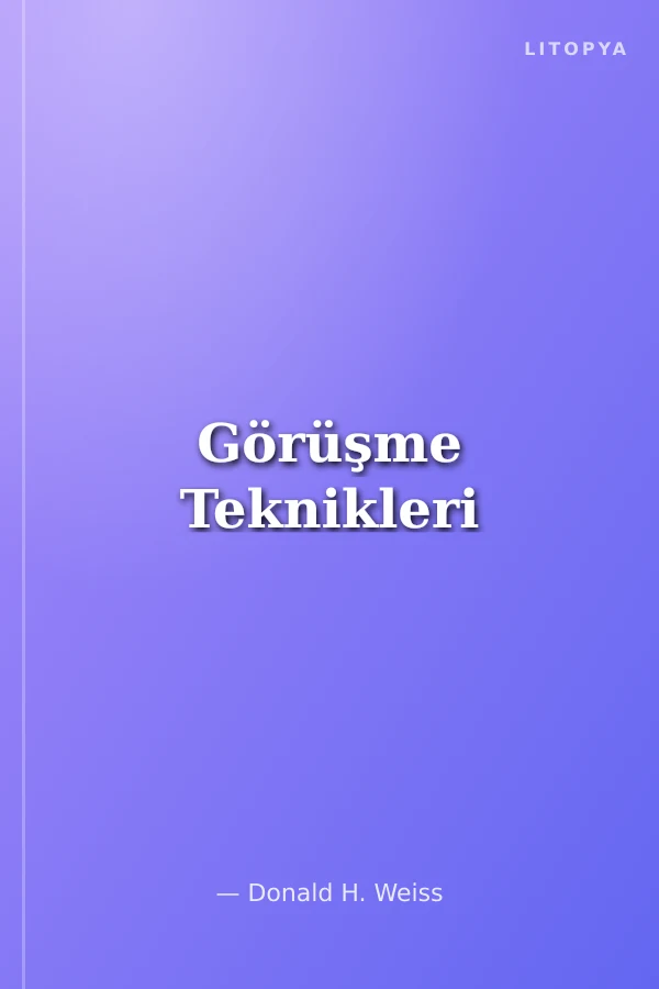Görüşme Teknikleri