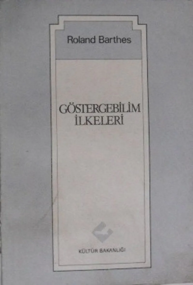 Göstergebilim İlkeleri / 13-C-18