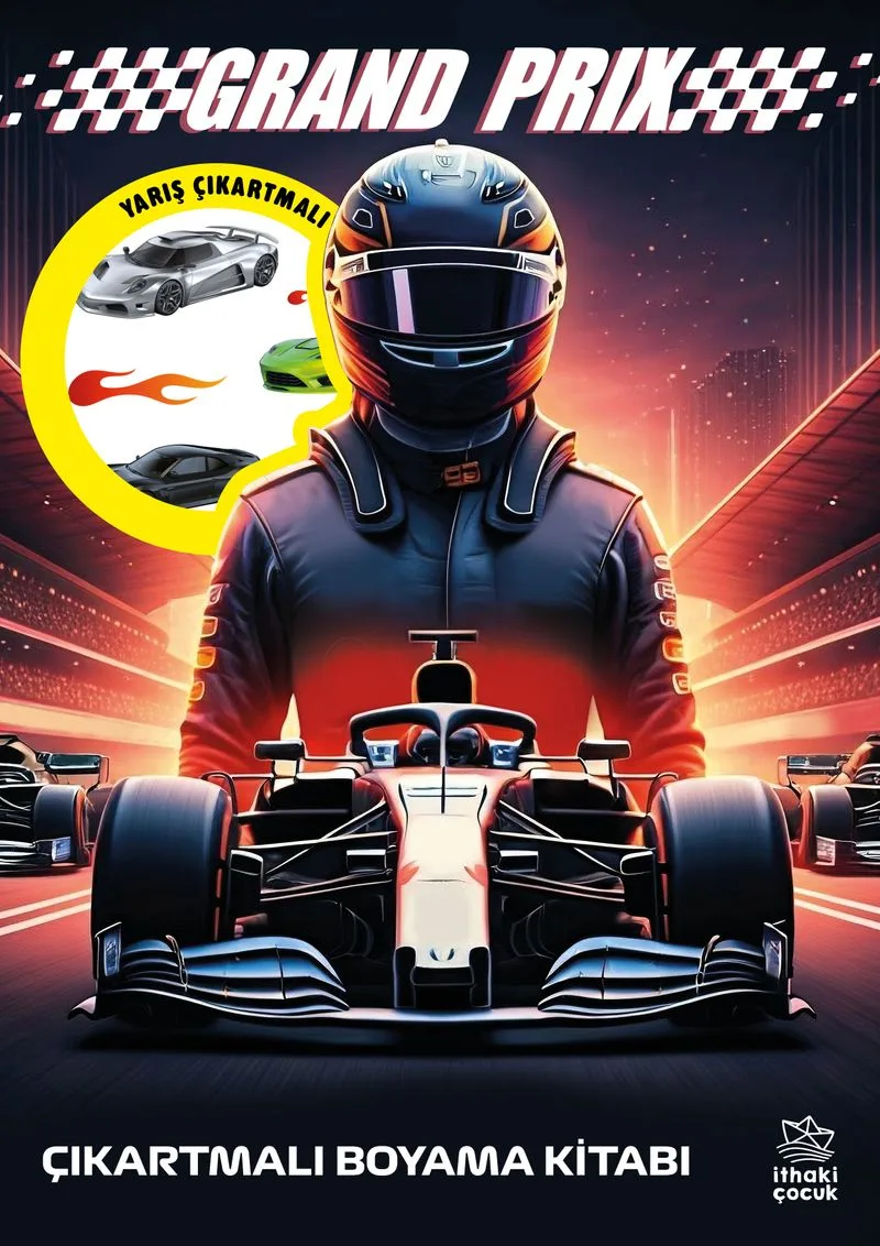 Grand Prix / Çıkartmalı Boyama Kitabı