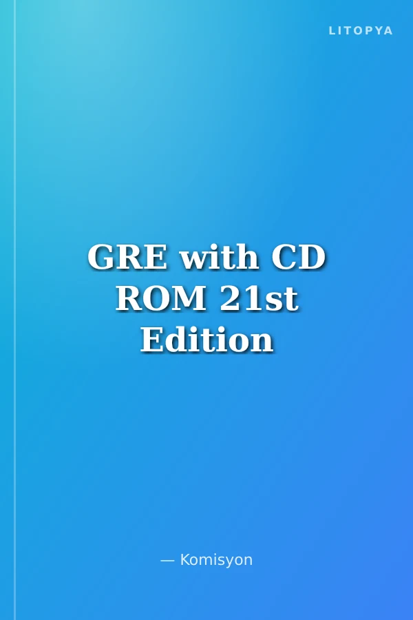 GRE with CD ROM 21st Edition