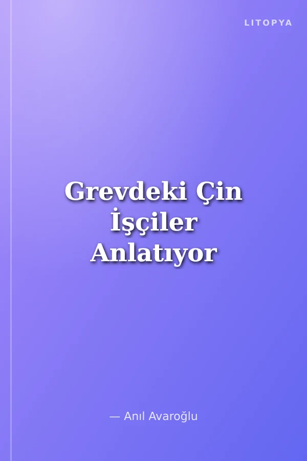 Grevdeki Çin İşçiler Anlatıyor