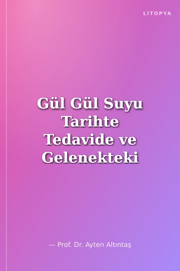 Gül Gül Suyu Tarihte Tedavide ve Gelenekteki Yeri