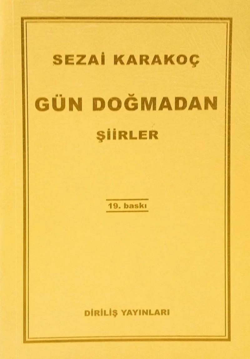 Gün Doğmadan