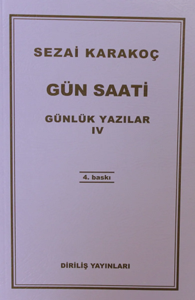 Günlük Yazılar 4 (Gün Saati)