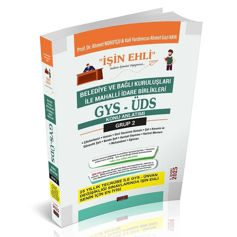 GYS-ÜDS Belediye ve Bağlı Kuruluşları Mahalli İdare Birlikleri Personeli Grup 2 Konu Anlatımı