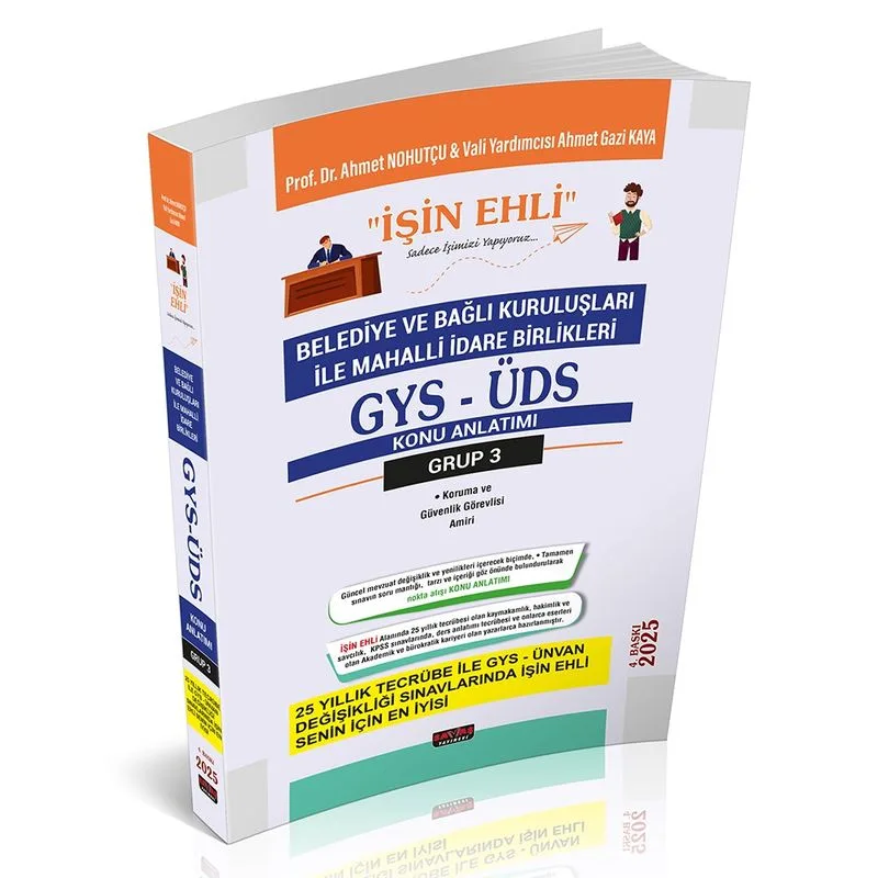 GYS-ÜDS Belediye ve Bağlı Kuruluşları Mahalli İdare Birlikleri Personeli Grup 3 Konu Anlatımı
