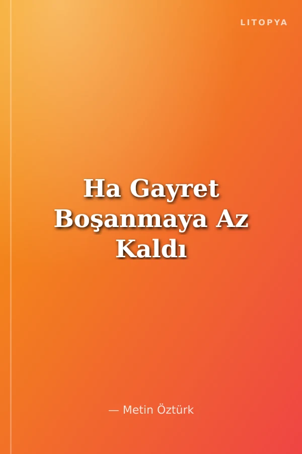 Ha Gayret Boşanmaya Az Kaldı