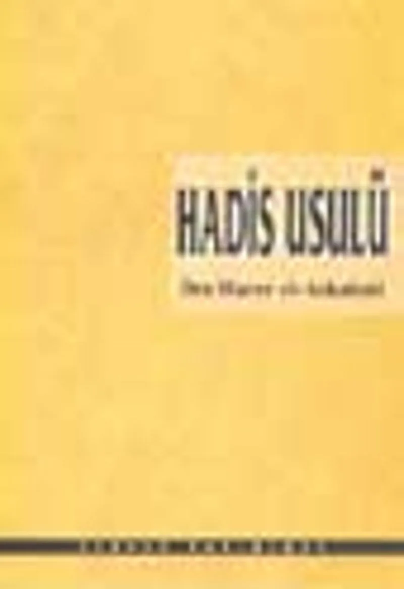 Hadis Usulü