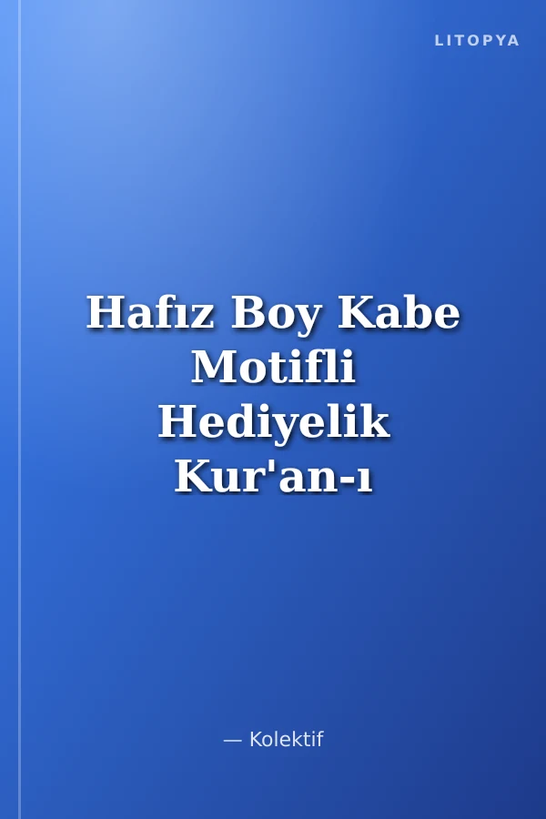 Hafız Boy Kabe Motifli Hediyelik Kur'an-ı Kerim (Rahleli)