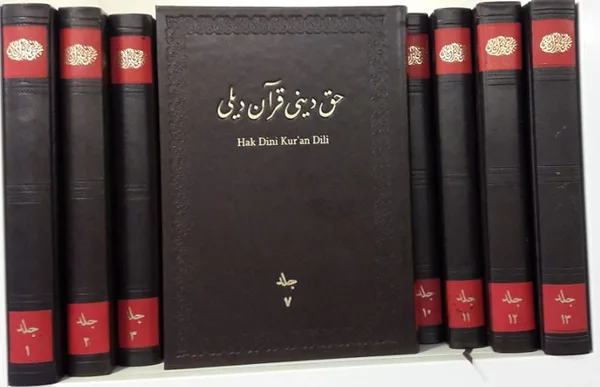 Hak Dini Kur'an Dili Tefsiri (13 Cilt Takım) (Osmanlıca)
