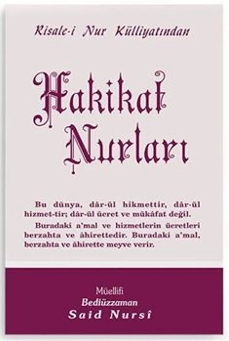 Hakikat Nurları -Orta Boy (Kod:414)
