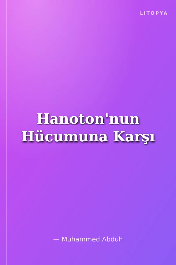 Hanoton'nun Hücumuna Karşı