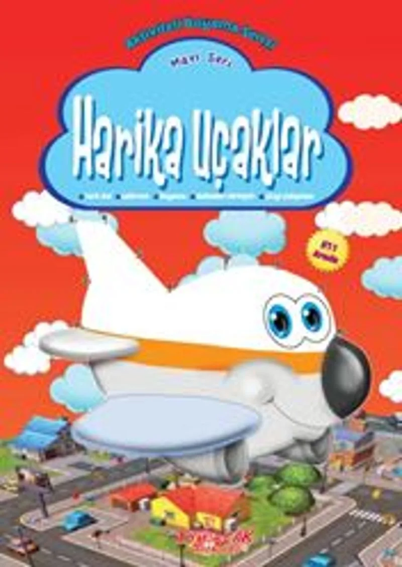 Harika Uçaklar Boyama Kitabı