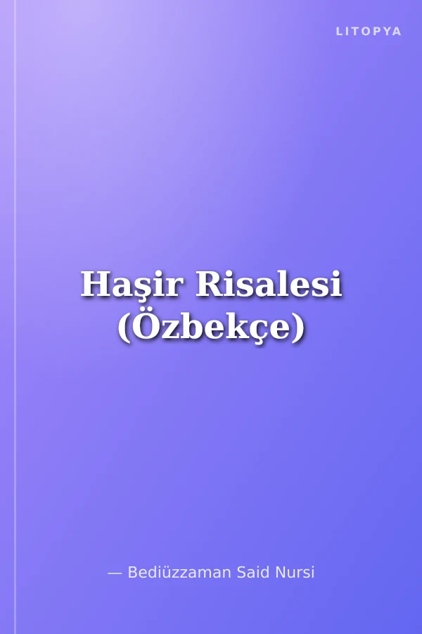 Haşir Risalesi (Özbekçe)