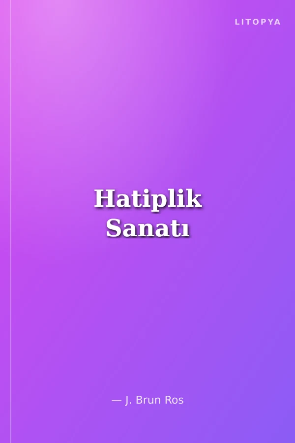 Hatiplik Sanatı