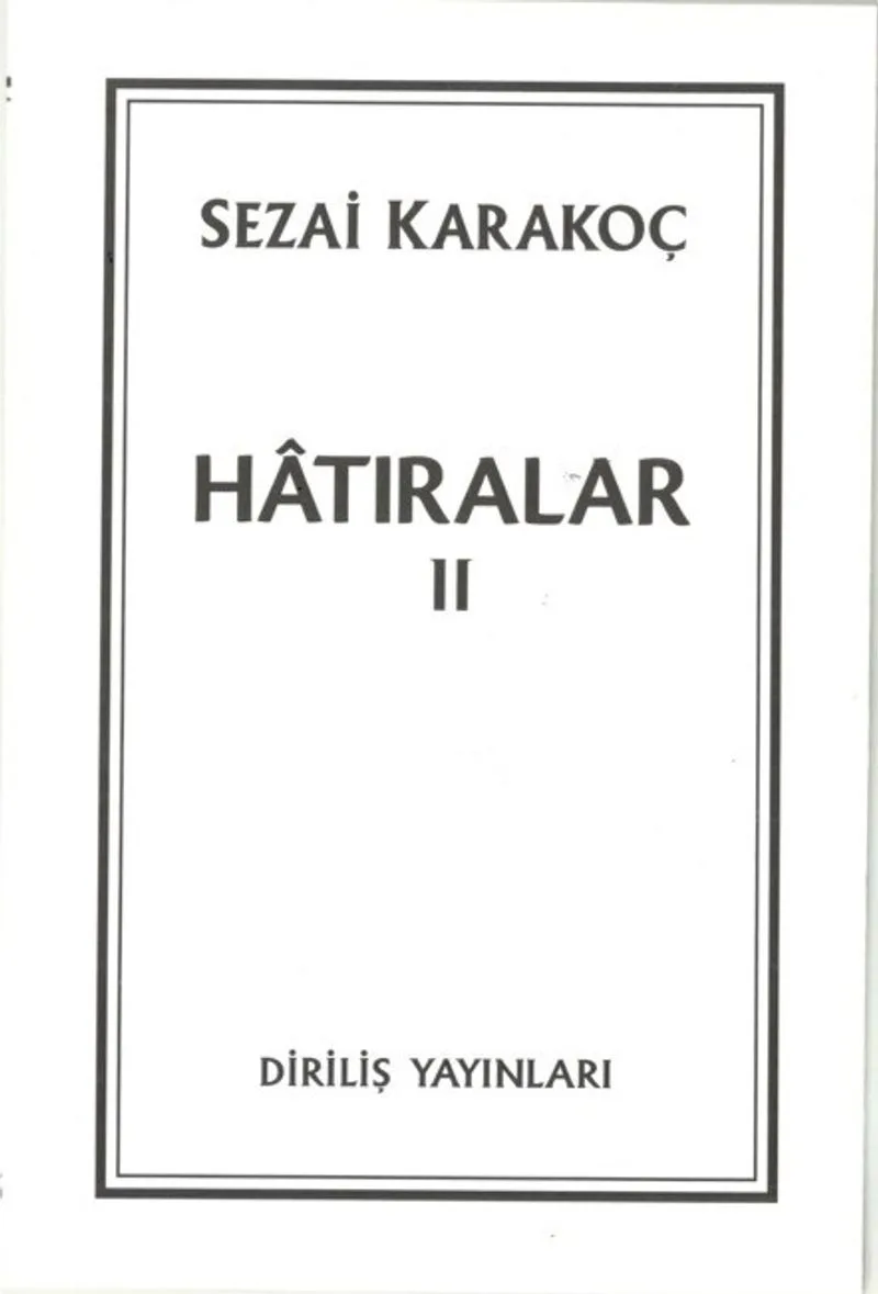 Hatıralar II
