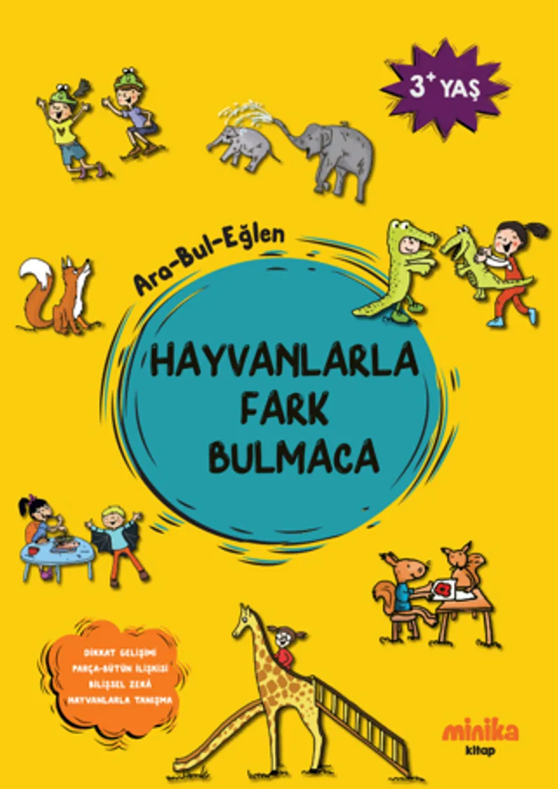 Hayvanlarla Fark Bulmaca / Ara-Bul-Eğlen