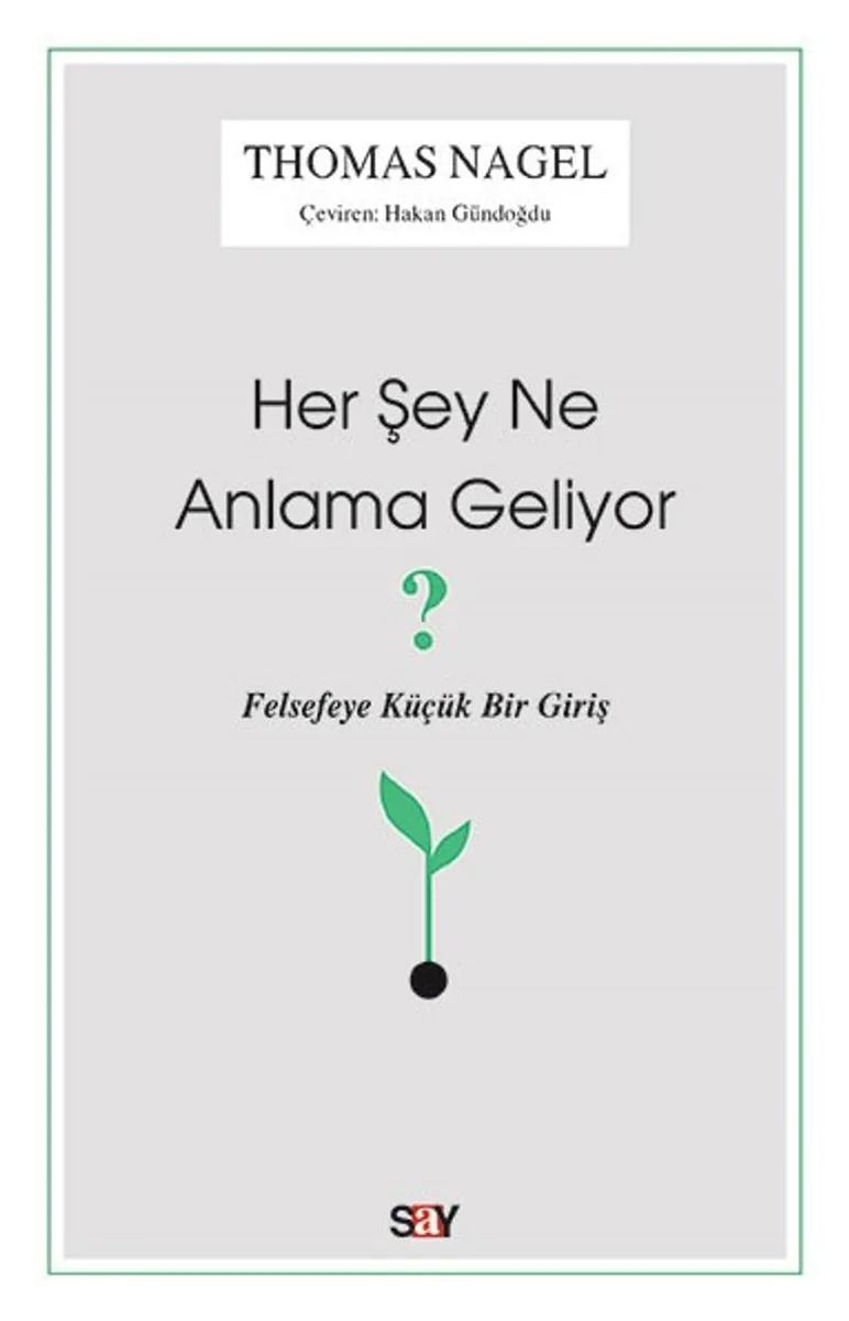 Her Şey Ne Anlama Geliyor Felsefeye Küçük Bir Giriş
