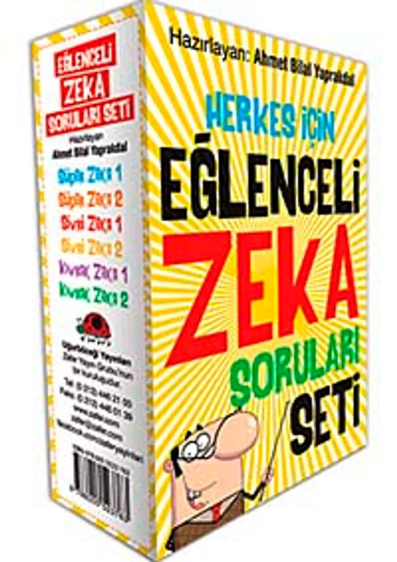 Herkes İçin Eğlenceli Zeka Soruları Seti (6 Kitap)