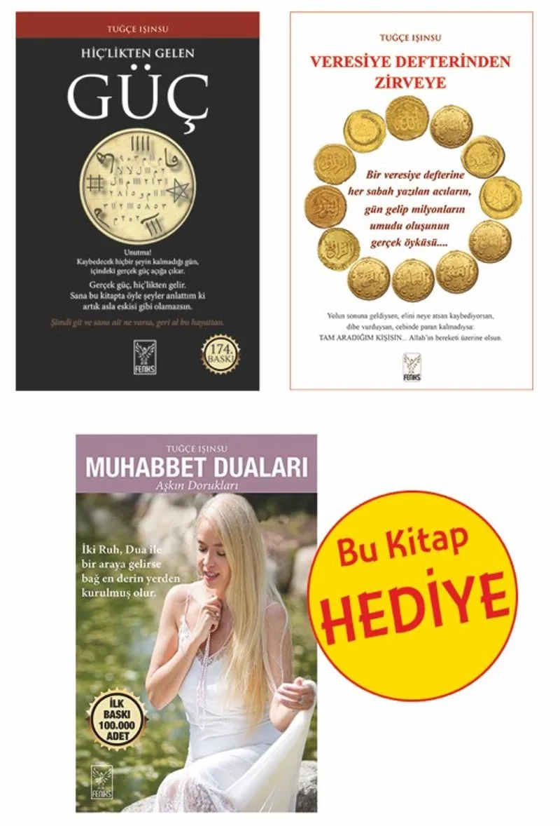 Hiç'likten Gelen Güç - Veresiye Defteri (2 Kitap) (Muhabbet Duaları-Hediye)