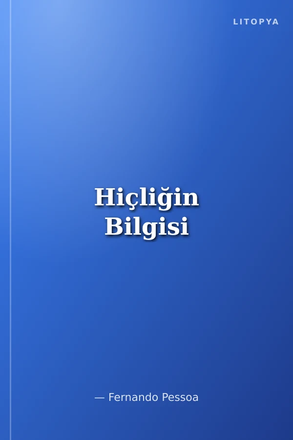 Hiçliğin Bilgisi