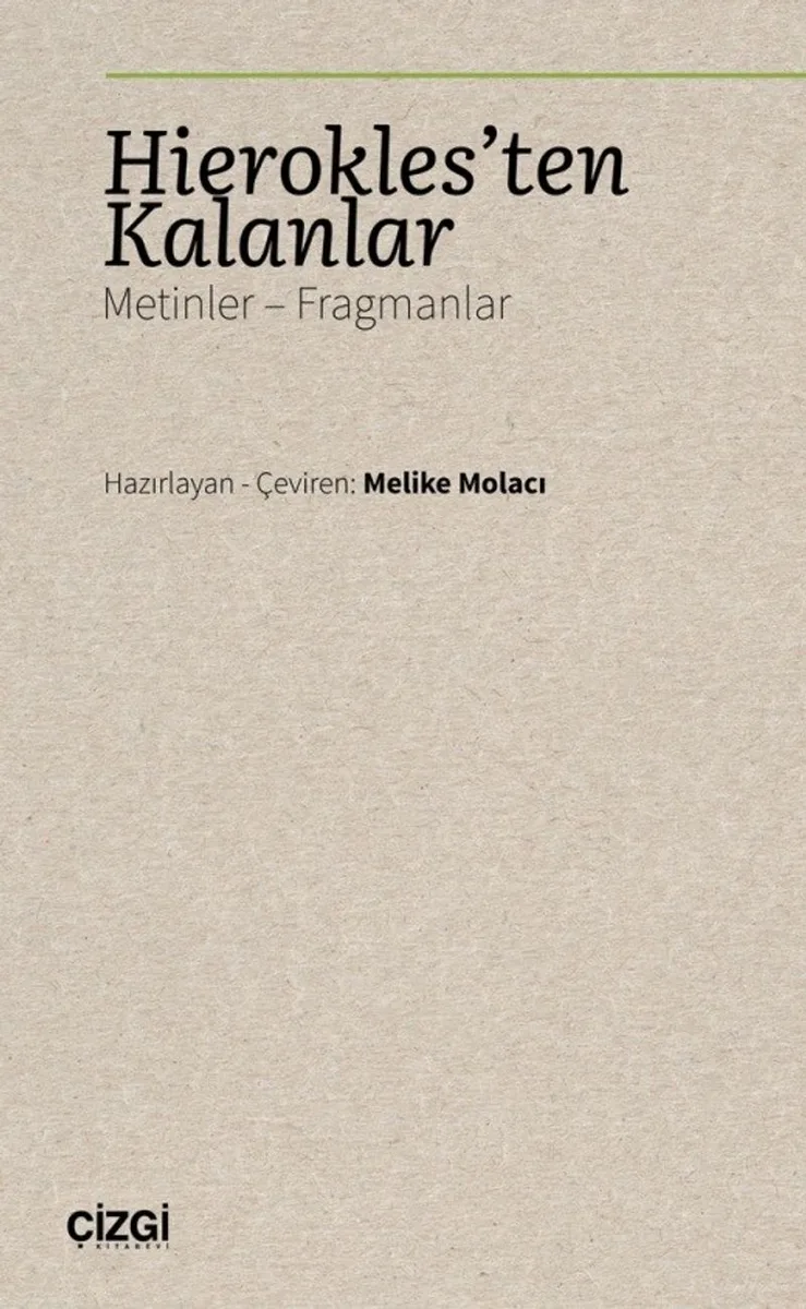 Hierokles'ten Kalanlar Metinler - Fragmanlar