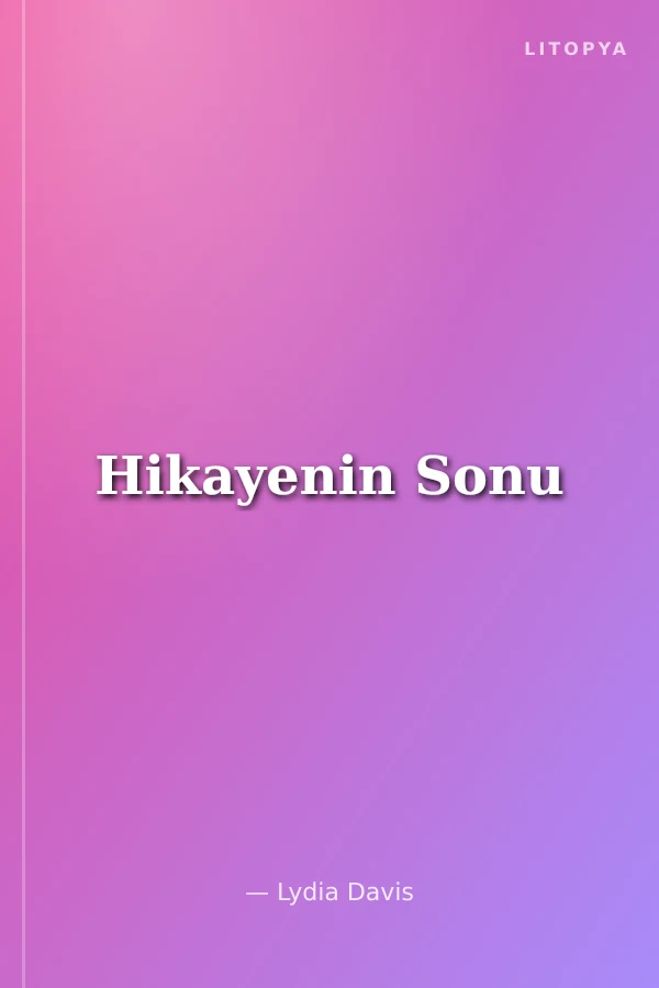 Hikayenin Sonu