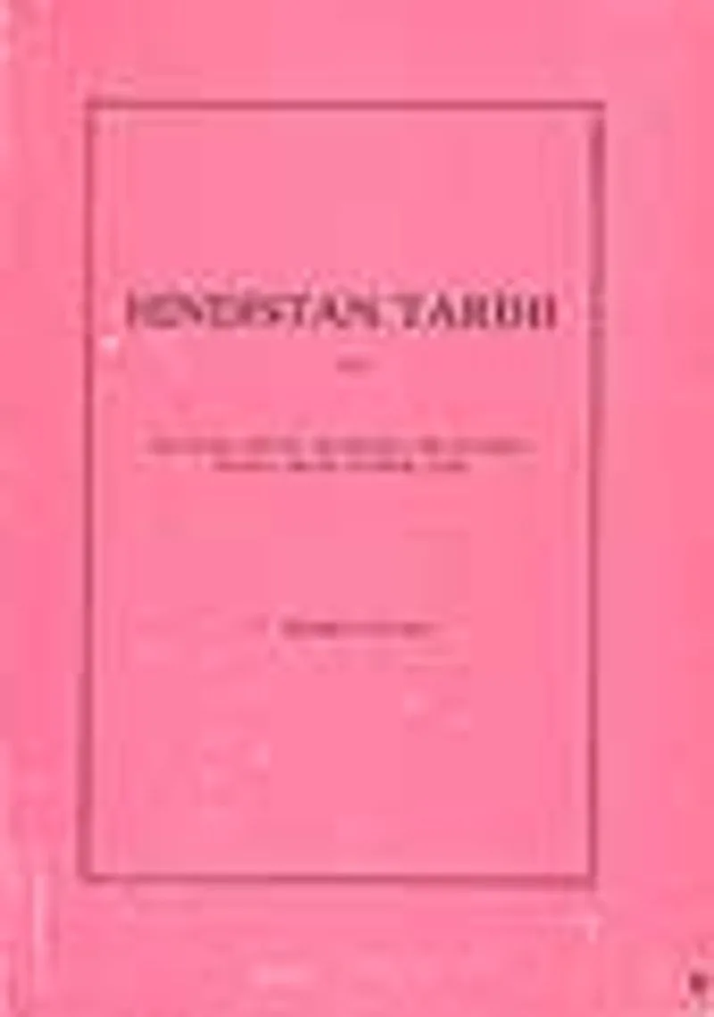 Hindistan Tarihi (1.cilt)