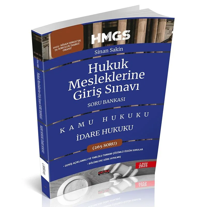 HMGS Hukuk Mesleklerine Giriş Sınavı Soru Bankası Kamu Hukuku İdare Hukuku
