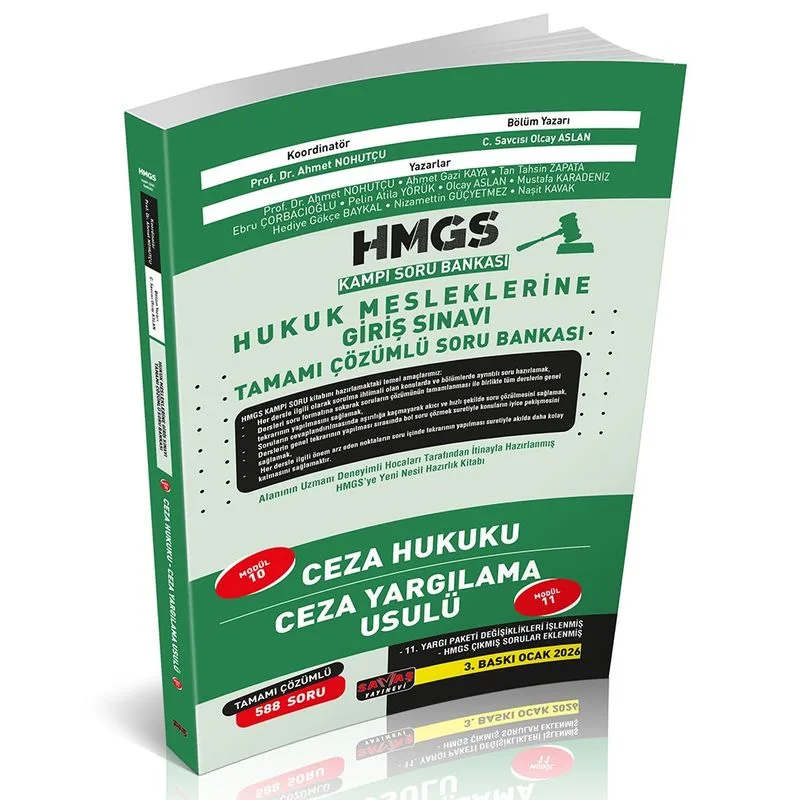 HMGS Kampı Ceza Hukuku Ceza Yargılama Usulü Soru Bankası