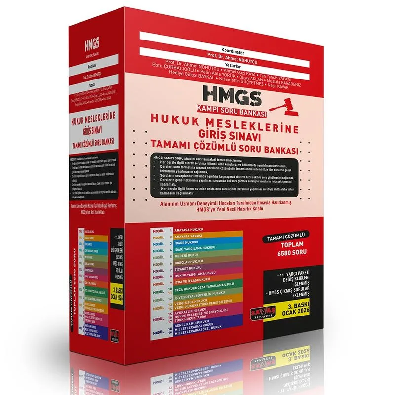 HMGS Kampı Soru Bankası Seti Savaş Yayınları Ocak 2026