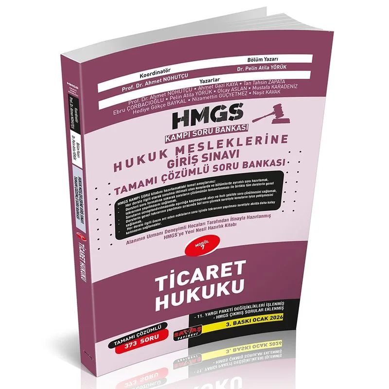 HMGS Kampı Ticaret Hukuku Soru Bankası